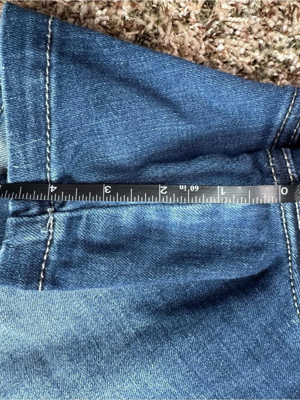 Silver Jeans Elyse Dark Blue Denim Cutoff Shorts - Picture 7 of 7